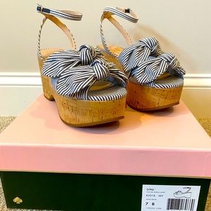 Kate Spade Platform Wedge Sandal sz. 7